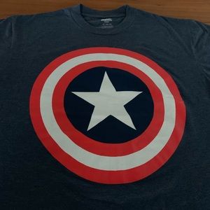 MARVEL Captain American Tee NWOT * Large Tall